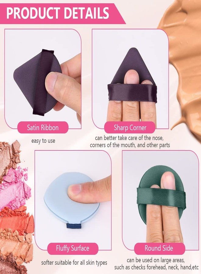 Ainiv 9PCS Air Cushion Makeup Sponges for Foundation, Reusable Sponge Powder Puff with Portable Box, Latex-Free Blending Sponge for Liquid, Cream, Foundation and Powder, Wet and Dry Dual Use - Image 4